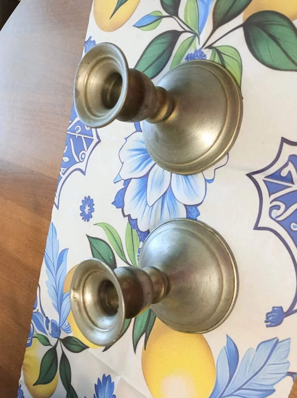 Vintage Leonard Genuine Pewter Candle Sticks (4 1/2